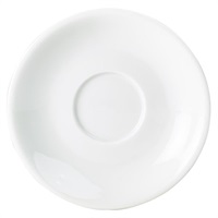 Click for a bigger picture.Genware Porcelain Saucer 14.5cm/ 5.75"