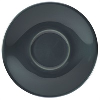 Click for a bigger picture.Genware Porcelain Grey Saucer 16cm/ 6.25"