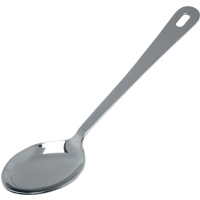 Click for a bigger picture.S/St.Serving Spoon 12" With Hanging Hole