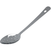 Click for a bigger picture.S/St.Perforated Serving Spoon 14" With Hanging Hole