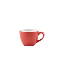 Click for a bigger picture.GenWare Porcelain Coral Bowl Shaped Cup 9cl/ 3oz