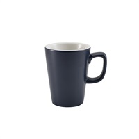 Click for a bigger picture.GenWare Porcelain Matt Blue Latte Mug 34cl/12oz