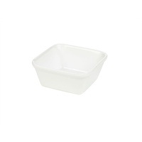 Click for a bigger picture.Genware Porcelain Square Pie Dish 12cm/ 4.75"