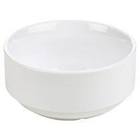 Click for a bigger picture.Genware Porcelain Unhandled Soup Bowl 25cl/ 8.75oz