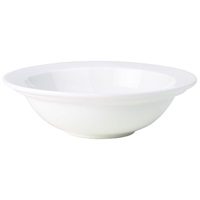 Click for a bigger picture.Genware Porcelain Rimmed Oatmeal Bowl 16cm/ 6.25"