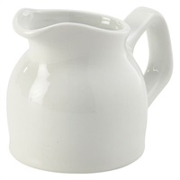 Click for a bigger picture.Genware Porcelain Jug 7cl/2.5oz