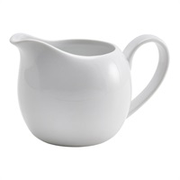 Click for a bigger picture.Genware Porcelain Milk Jug 14cl/ 5oz