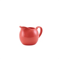 Click for a bigger picture.GenWare Porcelain Coral Jug 14cl/ 5oz