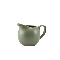 Click for a bigger picture.GenWare Porcelain Matt Sage Jug 14cl/5oz