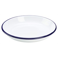 Click for a bigger picture.Enamel Rice/ Pasta Plate 18cm
