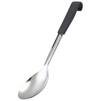 Click for a bigger picture.GenWare Black Handled Serving Spoon 34cm