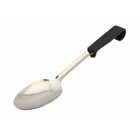 Click for a bigger picture.Genware Plastic Handle Spoon Plain Black