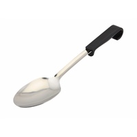 Click for a bigger picture.Genware Plastic Handle Spoon Plain Black