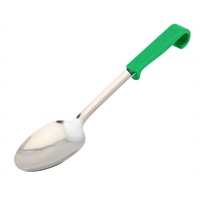 Click for a bigger picture.Genware Plastic Handle Spoon Plain Green