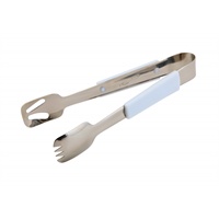 Click for a bigger picture.Genware Plastic Handle Buffet Tongs White