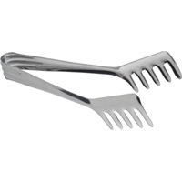 Click for a bigger picture.S/St.Spaghetti/Sausage Tongs 200mm 8"