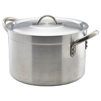 Click for a bigger picture.Aluminium Stewpan With Lid 7Litre