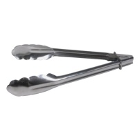 Click for a bigger picture.S/St. All Purpose Tongs 9"