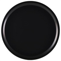 Click for a bigger picture.Luna Stoneware Black Pizza Plate 33cm/13"