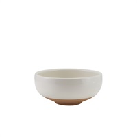 Click for a bigger picture.GenWare Kava White Stoneware Belly Bowl 11.5cm