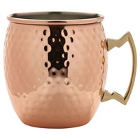 Click for a bigger picture.Barrel Copper Mug 55cl/ 19.25oz Hammered