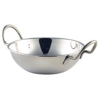 Click for a bigger picture.S/St. Balti Dish 15cm (6") With Handles