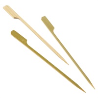 Click for a bigger picture.Bamboo Gun Shaped Paddle Skewers 15cm/ 6" (100pcs)