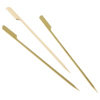 Click for a bigger picture.Bamboo Gun Shaped Paddle Skewers 21cm/ 8.25" (100pcs)