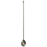 Click for a bigger picture.Vintage Teardrop Bar Spoon 35cm
