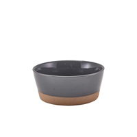 Click for a bigger picture.GenWare Kava Dark Grey Stoneware Bowl 15.5cm