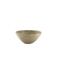 Click for a bigger picture.Terra Porcelain Grey Organic Bowl 16.5cm