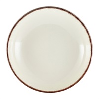 Click for a bigger picture.Sereno Stoneware Brown Coupe Bowl 23cm