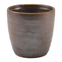 Click for a bigger picture.Terra Porcelain Rustic Copper Chip Cup 30cl/ 10.5oz