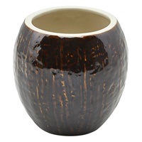 Click for a bigger picture.Genware Coconut Tiki Mug 50cl/ 17.5oz