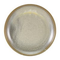 Click for a bigger picture.Terra Porcelain Matt Grey Coupe Plate 19cm