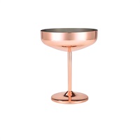 Click for a bigger picture.GenWare Copper Plated Cocktail Coupe Glass 30cl/ 10.5oz