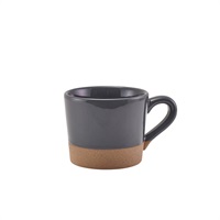 Click for a bigger picture.GenWare Kava Dark Grey Stoneware Coffee Cup 28.5cl/ 10oz