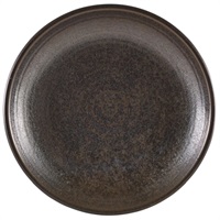 Click for a bigger picture.Terra Porcelain Black Deep Coupe Plate 28cm