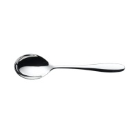 Click for a bigger picture.Genware Saffron Dessert Spoon 18/0 (Dozen)