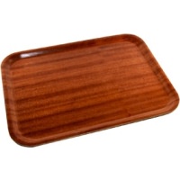 Click for a bigger picture.Darkwood Mahogany Tray 46 x 34cm