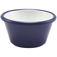 Click for a bigger picture.Two Tone Melamine Ramekin Blue And White 59ml/2oz