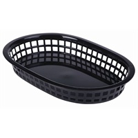 Click for a bigger picture.Fast Food Basket Black 27.5 x 17.5cm