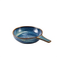 Click for a bigger picture.Terra Porcelain Aqua Blue Presentation Pan 15.5cm