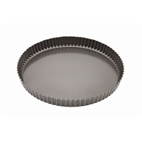 Click for a bigger picture.Carbon Steel Non-Stick Fluted Quiche Tin 29cm