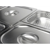 Click for a bigger picture.St/St Gastronorm Pan 2/1 - 100mm Deep