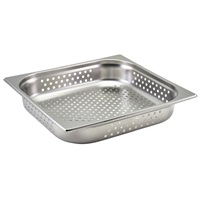 Click for a bigger picture.GenWare Perforated St/St Gastronorm Pan 2/3 - 65mm Deep