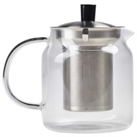 Click for a bigger picture.Glass Teapot with Infuser 70cl/ 24.75oz