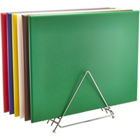 Click for a bigger picture.High Density Chopping Board And Rack Set 24 x 18 x 0.75"