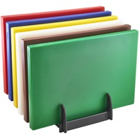 Click for a bigger picture.Low Density Chopping Board And Rack Set 18 x 12 x 1"