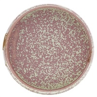 Click for a bigger picture.Terra Porcelain Rose Low Presentation Plate 18cm